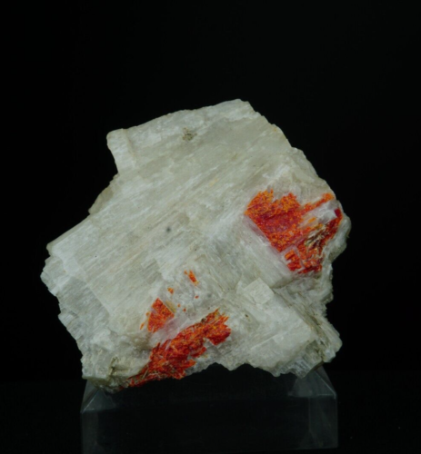 Realgar in Ulexite / U.S Borax Open Pit, Calfifornia / Rare Mineral Specimen