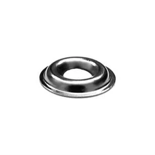 #10 Flanged Countersunk Washer Nickel/brass (Qty: 100)