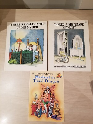Mercer Mayer Paperback Lot Vintage HTF RARE There's A Nightmare In My Closet