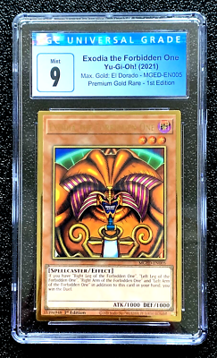 CGC 9 MINT 2021 EXODIA THE FORBIDDEN ONE MAX GOLD 1ST EDITION