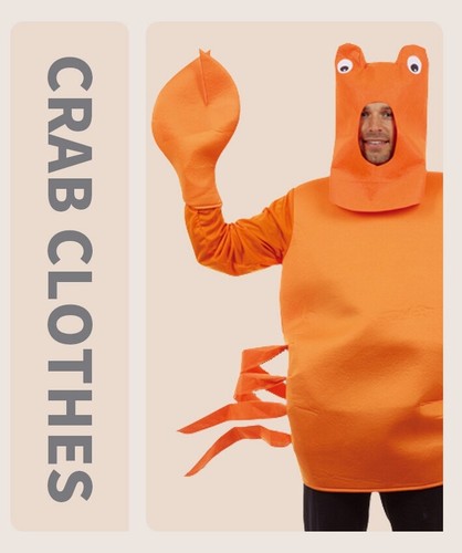 Mens Novelty Crab Costume Sea Animal Stag Do Bucks Night Bachelor Hens Party - Picture 4 of 5