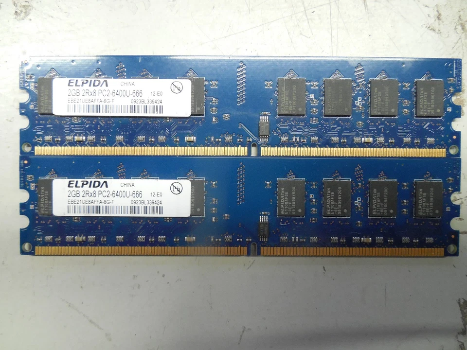 ASUS MZN32-SLI Deluxe (4) 2GB PC2-6400 DDR2 240PIN Memory/ RAM 8 GB total - Image 3 of 3