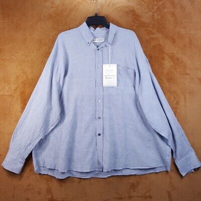 OUR LEGACY Shirt Mens Size 48 Blue Button Up Borrowed OUR LEGACY Shirt Mens Size 48 Blue Button Up Borrowed