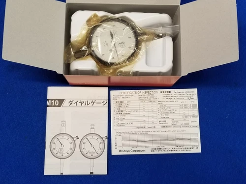 Mitutoyo Dial Indicator Series 2 Standard Type 2802AB-10, 0-.025", .0001" Grad