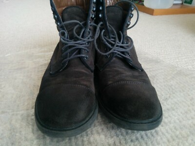 Zara Man dark brown suede boots EU size 40 US 7.5 | eBay display picture 1