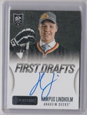 2013-14 Panini Prime Autograph Rookie Spectrum Hampus Lindholm RC Auto Boston