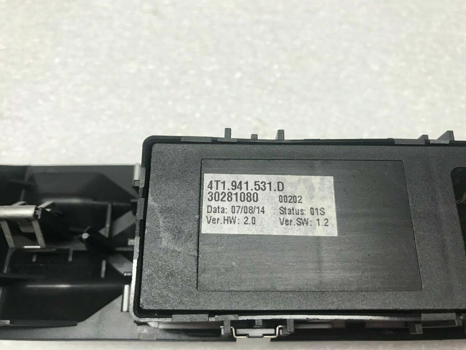 LAMBORGHINI HURACAN LP610 CENTER SWITCH CONTROL PANEL & COVER OEM 4T1941531D