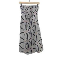 Madewell Broadway & Broome strapless gray dress EUC size 0 e