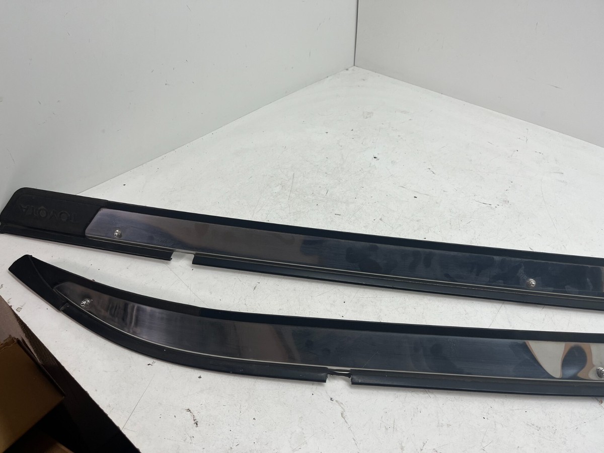 JDM ORIGINAL TOYOTA COROLLA AE91 FX2 STAINLESS DOOR VISORS RAIN