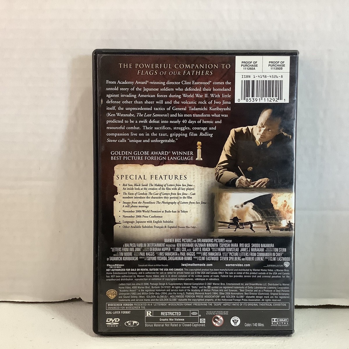 Letters From Iwo Jima (2 Disc, Special Edition) DVD, MULTIPLES