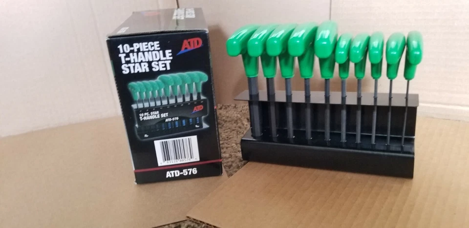 ATD 10-piece Star T-Handle Set (T7-T40 Sizes). - Image 3 of 4