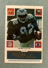 MIKE QUICK PHILADELPHIA EAGLES SIGNED 1986 McDONALD'S CARD NC STATE WOLFPACK