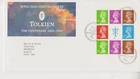 GB ROYAL MAIL FDC FIRST DAY COVER 1992 JRR TOLKIEN PRESTIGE PANE BUREAU PMK