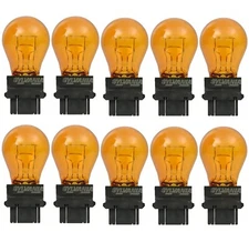Sylvania Basic 3157A 3157NA 27/8.3W Ten Bulbs Front Turn Signal Replacement Fit
