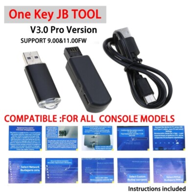 Gaming System Update Tool for P4 Firmware 9.0 & 11.0 with USB C Power Cable