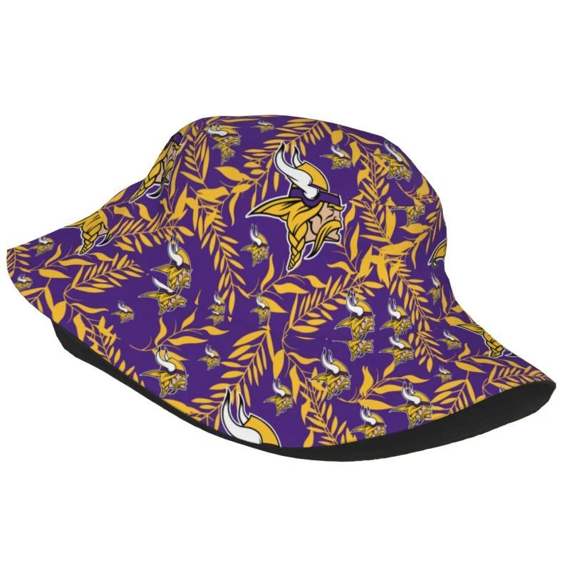 Minnesota Vikings Hawaiian AOP Bucket Hat