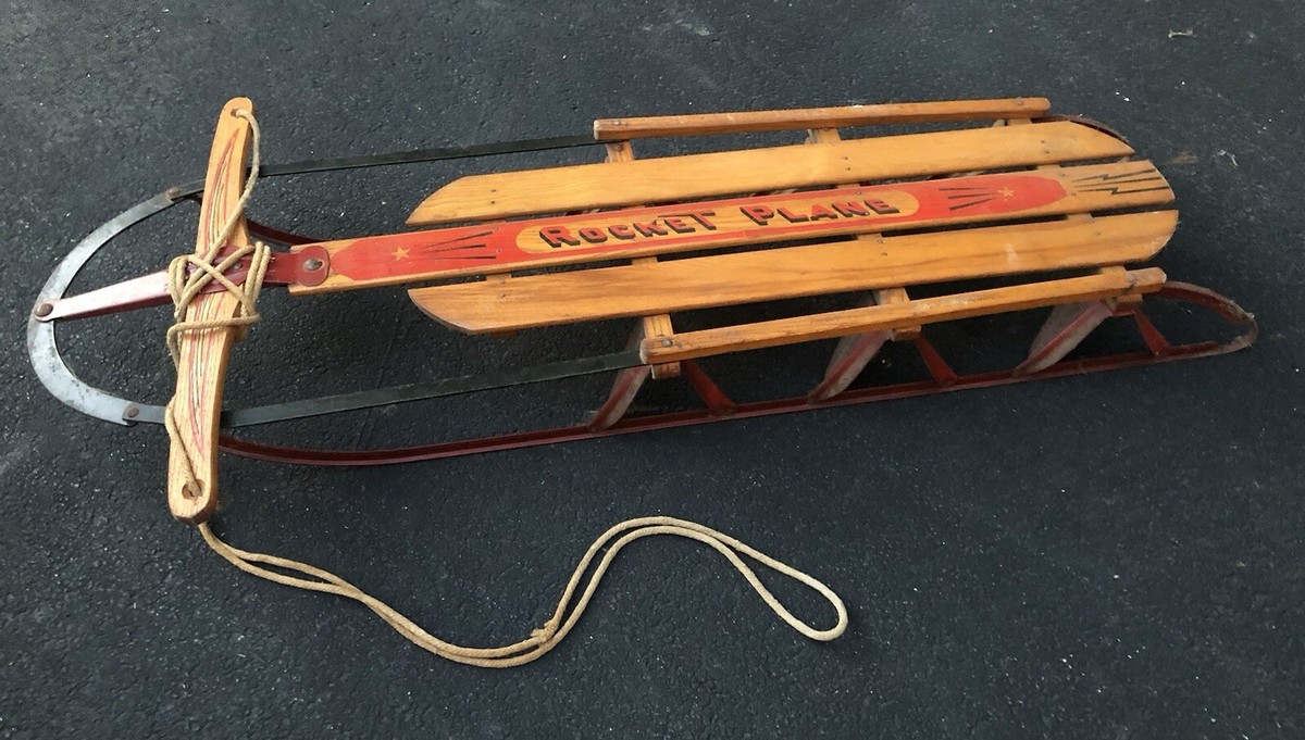 Vintage Rocket Plane Sled 250 American Acme Co | eBay