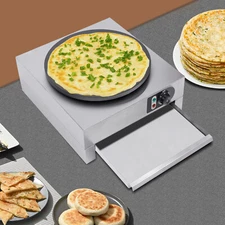 Commercial Electric Crepe Maker Baking Pancake Machine NonStick Big Hotplate 3KW