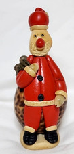 Seashell Santa made Philippines 1980s Christmas Figurine Approx 5.5