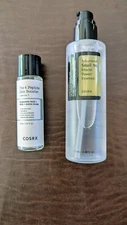 Lot COSRX Snail 96 Mucin Power Essence 3 oz & 6 Peptide Skin Booster Serum 1 oz