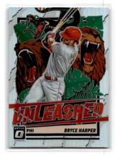 2021 Donruss Optic Unleashed Silver Prizm Bryce Harper #UNL10 Phillies