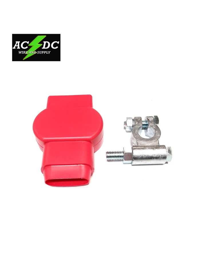 Military Style Battery Terminal 2/0 awg Gauge Relocation Cable Wire Kit 450 AMPS - Image 2 of 4