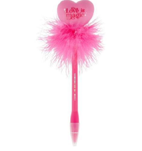 Legami Rosa/Blu - Penna Luminosa A Sfera - Heart - Writing Is Magic - Immagine 3