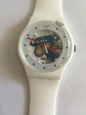 Swatch Horseshoe Watch SUOW129 Analogue Silicone White for  display picture 3