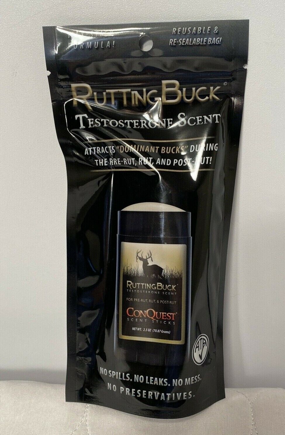 ConQuest Scent Stick Rutting Buck Testosterone Scent 2.5 oz