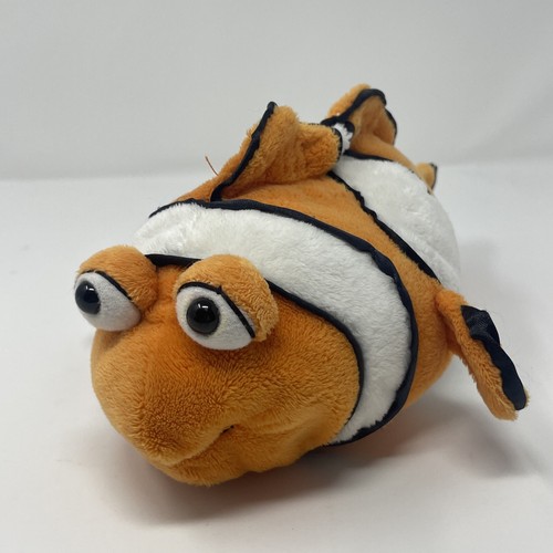 Ganz Webkinz Clown Fish Orange & White HM219 Plus- Stuffed Animal