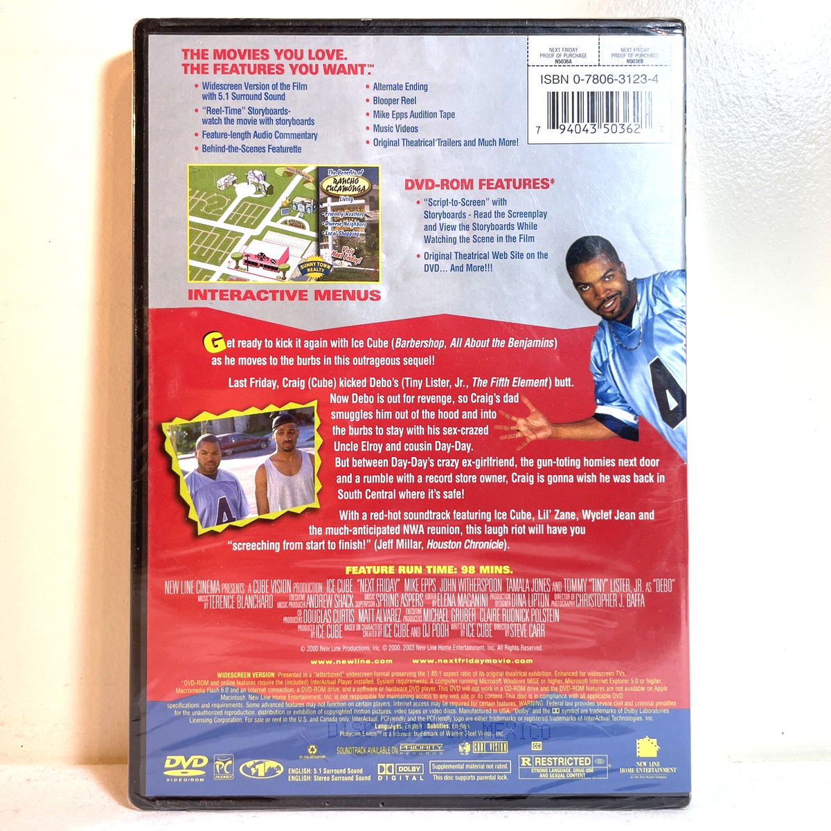 NEXT FRIDAY (2000) DVD Ice Cube, Mike Epps - Stoner Comedy NEW | eBay