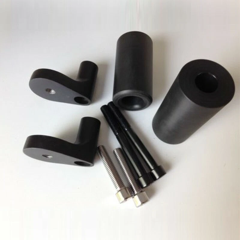 Protector de caída de choque deslizante de marco negro para Kawasaki ZRX1100 ZRX1200R 99-05 Foto 3 de 4