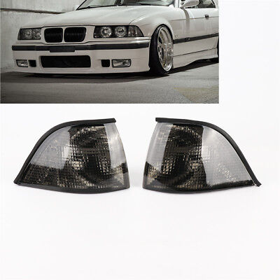 Sedan/Hatchback Euro Corner Lights Clear For 1992-1998 BMW E36 3-Series 4Dr T1