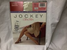 JOCKEY for Her Antique White Sheer Control Top Pantyhose Medium M Style 1951 USA