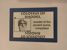 PERSPECTIVE Time Line Game 1992 used COLOSSUS OF RHODES World History free ship