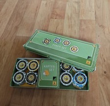 Poker-Set von Renault , 40 Chips mit 52 Karten, schwere Poker-Jetons