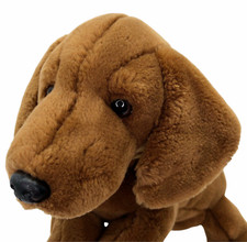 Brown Dachshund Vintage Plush Puppy Dog Wiener Dog Weenie Dog TRS Animal Alley