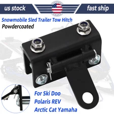 Snowmobile Sled Trailer Tow Hitch Set For Ski Doo Polaris REV Arctic Cat Yamaha