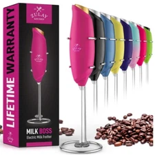 Zulay One Touch Milk Frother