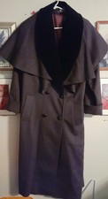 Vintage Loring Forstmann Wool Blend Coat Size 10 Made In Usa