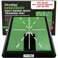 Divotpad Patented Golf Hitting Mat, Swing Tra...