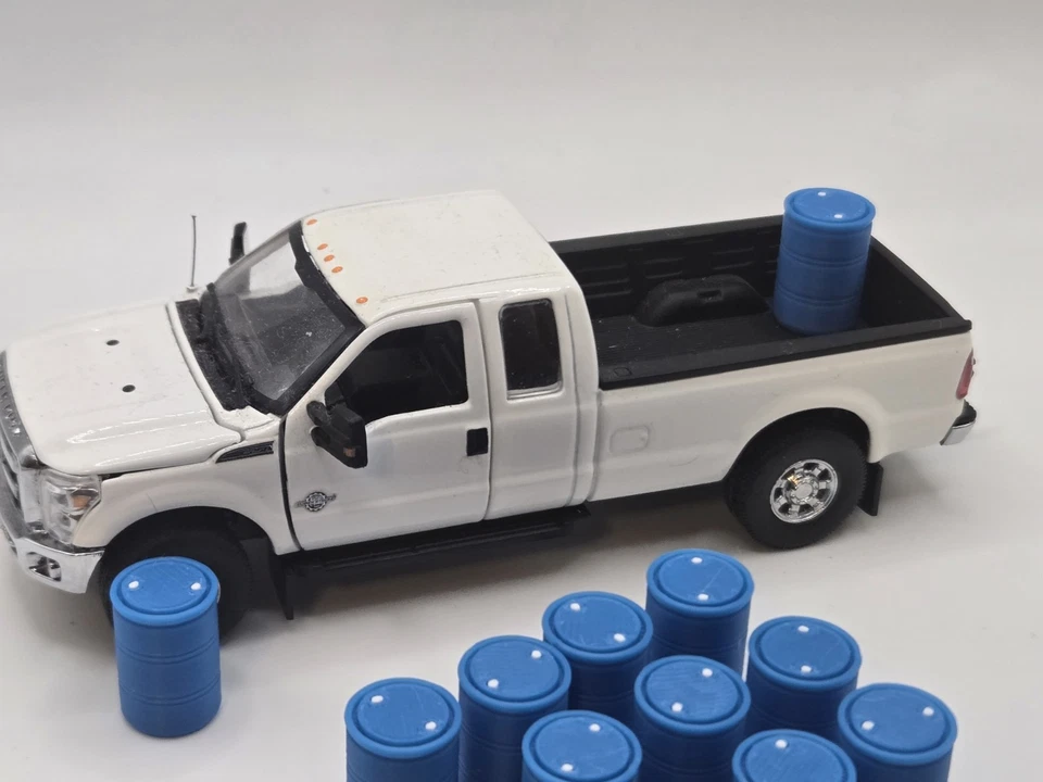 1/50 Scale Plastic 55 Gallon Drums in Blue *12 Pack* - Image 4 of 4