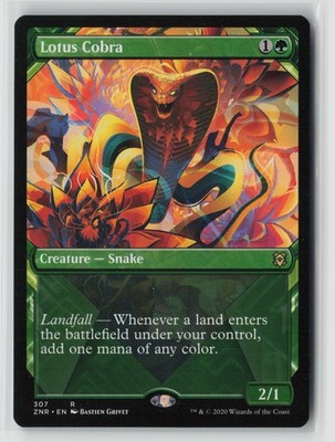 Lotus Cobra 307 Showcase Zendikar Rising ZNR MTG Magic