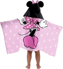 Jay Franco Disney Minnie Mouse Hooded 22 x 51 inches, Pink - 