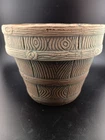 Mccoy Red Wing Burley Winter? Pottery Stoneware Flowerpot Terra Cotta Clay