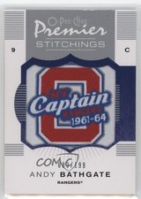 2007-08 O-Pee-Chee Premier Stitchings 83/199 Andy Bathgate #PS-AB HOF 4f5