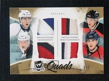 2010-11 The Cup Quads Jerseys 4/5 Magnus Paajarvi Mattias Tedenby Quad Patch 7ez