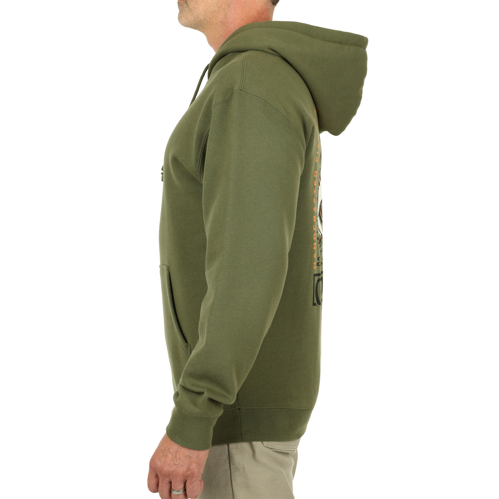 G. Loomis Jumping Bass Hoodie Color - Olive Size - XXL (GL-JBHD-2X-OL) Fishing
