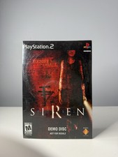 Siren PS2 Demo Disc Not For Resale Promo Playstation 2 Horror RARE - SEALED 