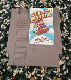 Nintendo NES Console With Advantage Ctrl & Super Mario Bros. 2! Tested & Working